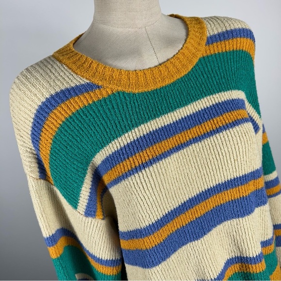 By together knit colour block sweater oversized size small boho colors - Picture 4 of 10